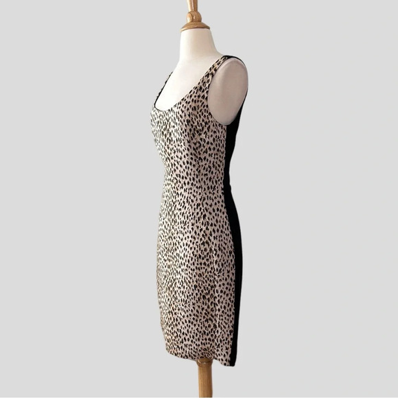 Diane von Furstenberg Leopard Print Arianna Dress Chic Modern Office Look NWT - Picture 6 of 15